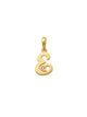 Script E Initial Charm 14K Gold A unique and timeless piece of jewelry that will be cherished for tears to come! This stunning piece is perfect for adding a touch a personalization and style to any outfit.   Professionally designed with integrity, this charm offers up an easy read for all to admire. Choose a letter, making it a truly special and unique pice of jewelry. 