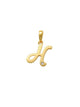 Script H Initial Charm 14K Gold A unique and timeless piece of jewelry that will be cherished for tears to come! This stunning piece is perfect for adding a touch a personalization and style to any outfit.   Professionally designed with integrity, this charm offers up an easy read for all to admire. Choose a letter, making it a truly special and unique pice of jewelry. 