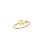 14K Gold Letter R Ring This trendy ring is an amazing statement. Lightweight durable and a sparkle to catch anyones eyes.   Each detail of the letter is carefully perfected and formed for easy reading. Simple and charming they can dress up every outfit with personalized style. Your everyday ring choose just got a whole lot easier. 