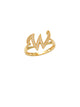 W Initial Ring 14K Gold This trendy ring is an amazing statement. Lightweight durable and a sparkle to catch anyones eyes.   Each detail of the letter is carefully perfected and formed for easy reading. Simple and charming they can dress up every outfit with personalized style. Your everyday ring choose just got a whole lot easier. 