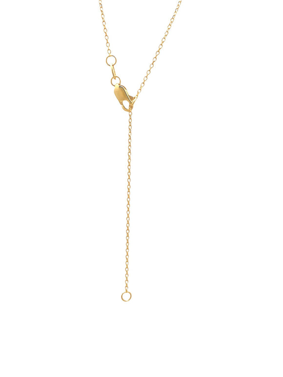 Diamond Cut Adjustable Necklace 14K Gold For simplicity in all of the right details, look no further than this necklace.   For simplicity in all of the right details, look no further than this necklace.  this necklace is delicate and minimalistic, making it perfect for that pendant that needs a little something to help it shine a little brighter.  Fashionable, and chic, it’ll be a staple in your jewelry collection for its timelessness and durability. 