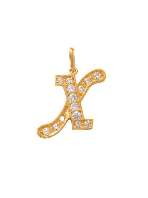 Pave Script X Initial 14K Gold Charm A unique and timeless piece of jewelry that will be cherished for years to come! This stunning piece is perfect for adding a touch a personalization and style to any outfit.   Professionally designed with integrity, this charm offers up an easy read for all to admire. Choose a letter, making it a truly special and unique pice of jewelry. 