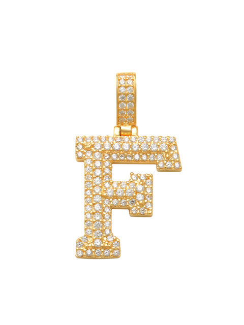 Varsity F Initial Charm 14K Gold A unique and timeless piece of jewelry that will be cherished for years to come! This stunning piece is perfect for adding a touch a personalization and style to any outfit.   Professionally designed with integrity, this charm offers up an easy read for all to admire. Choose a letter, making it a truly special and unique pice of jewelry. 