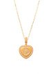 Heart Initial D Necklace 14K Gold A unique and timeless piece of jewelry that will be cherished for years to come! This stunning piece is perfect for adding a touch a personalization and style to any outfit.   Professionally designed with integrity, this necklace offers up an easy read for all to admire. Choose a letter, making it a truly special and unique piece of jewelry. 