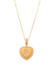 Heart Initial F Necklace 14K Gold A unique and timeless piece of jewelry that will be cherished for years to come! This stunning piece is perfect for adding a touch a personalization and style to any outfit.   Professionally designed with integrity, this necklace offers up an easy read for all to admire. Choose a letter, making it a truly special and unique piece of jewelry. 