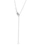 Diamond Cut Adjustable Necklace 14K White Gold For simplicity in all of the right details, look no further than this necklace. For simplicity in all of the right details, look no further than this necklace. this necklace is delicate and minimalistic, making it perfect for that pendant that needs a little something to help it shine a little brighter. Fashionable, and chic, it’ll be a staple in your jewelry collection for its timelessness and durability.